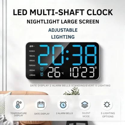 LumaSync™ — Transform Your Space with Silent, Sharp-Time Clarity and Stylish Calm