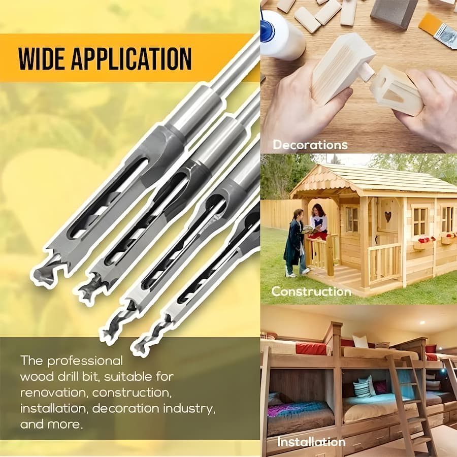 TrueForm™ Wood Chisel Bit — Craft Perfectly Sharp, Splinter-Free Cuts That Make Your Woodwork Shine