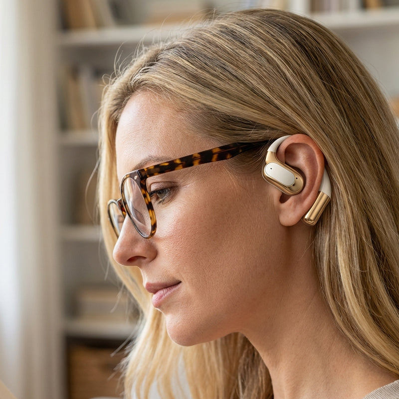 AuraWave™ — Experience All-Day Freedom with Unmatched Comfort and Crystal-Clear Sound