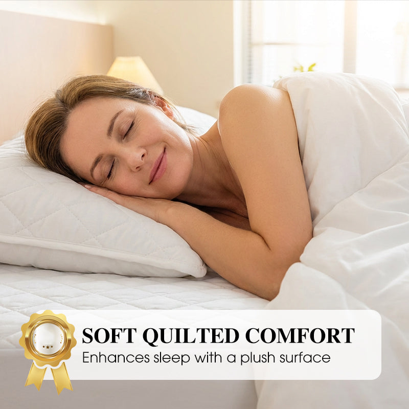 Velurest™ Mattress Protector Set — Sleep Soundly Wrapped in Unbeatable Comfort and Stain-Free Confidence