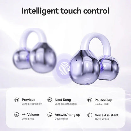 PulseAir™ Ear Clips — Feel Every Beat in Featherlight Freedom and All-Day Comfort