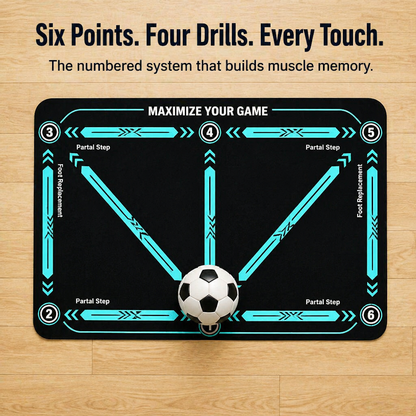StrideMaster™ — Train Real Match Footwork Right on Your Living Room Floor