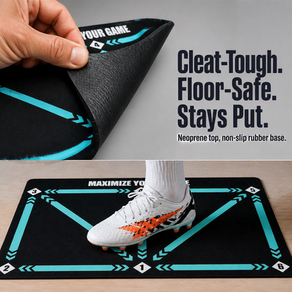 StrideMaster™ — Train Real Match Footwork Right on Your Living Room Floor