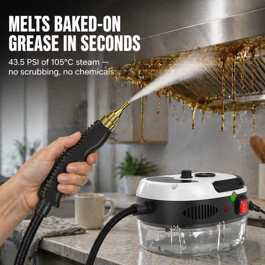 VaporaMax™ — Melt Baked-On Grease in Seconds Without Scrubbing or Chemicals