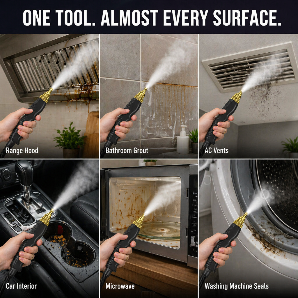 VaporaMax™ — Melt Baked-On Grease in Seconds Without Scrubbing or Chemicals