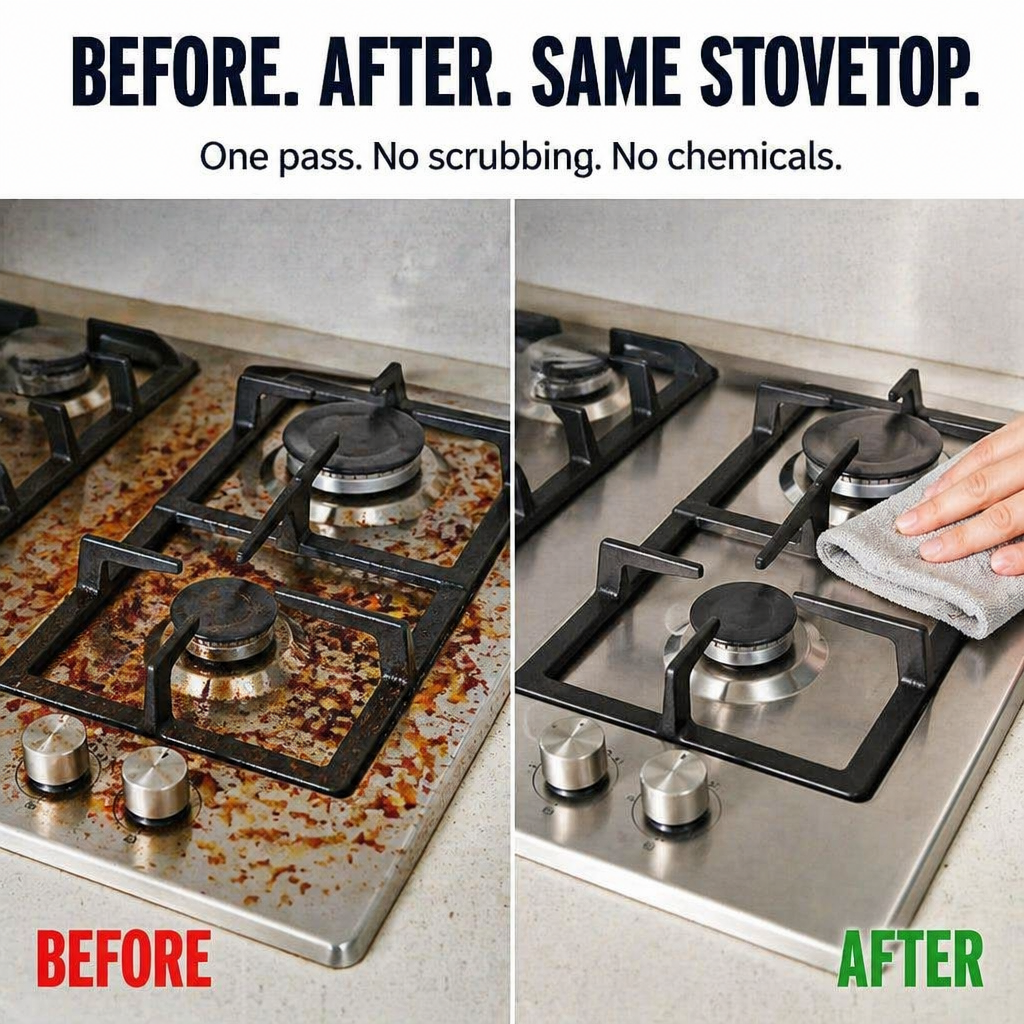 VaporaMax™ — Melt Baked-On Grease in Seconds Without Scrubbing or Chemicals
