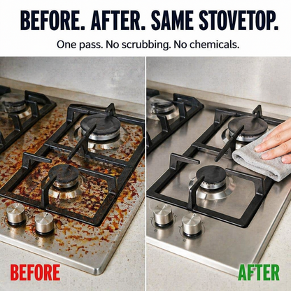 VaporaMax™ — Melt Baked-On Grease in Seconds Without Scrubbing or Chemicals