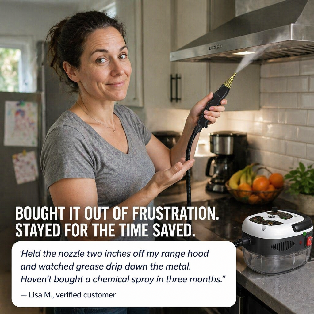 VaporaMax™ — Melt Baked-On Grease in Seconds Without Scrubbing or Chemicals