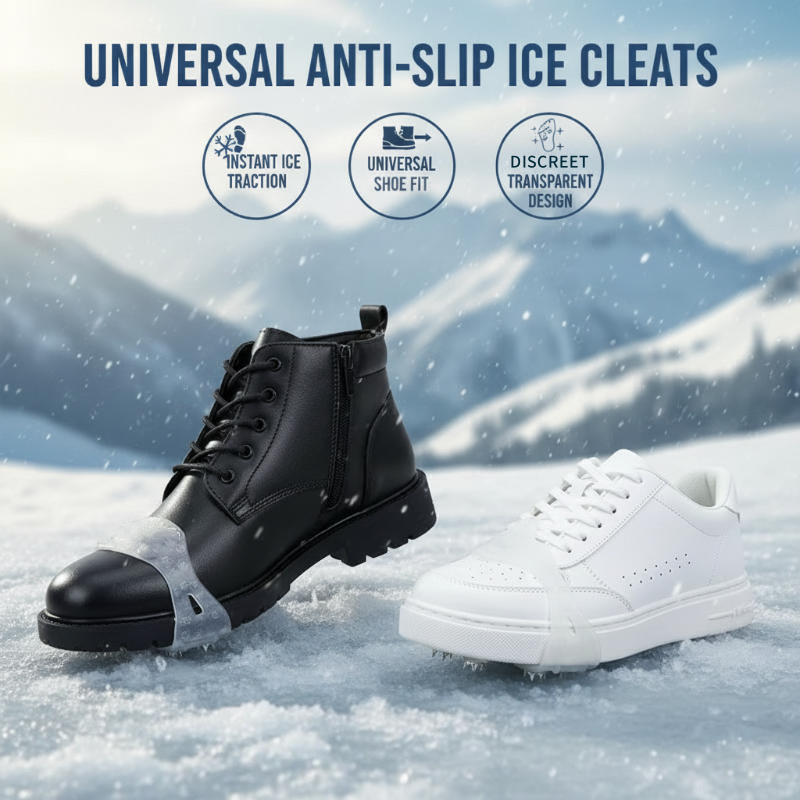 FrostSure™ Ice Grip Cleats — Glide Confidently, Conquer Winter’s Deadliest Slips