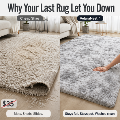 VelaraNest™ — Dive Into Cloud-Soft Plush That Clings to Hardwood and Cleans Easily