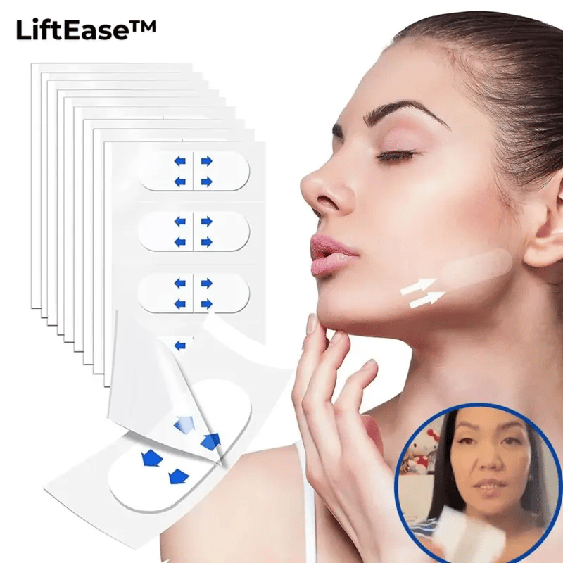 LiftEase™ — Instantly Tighten & Smooth Your Look Without Surgery  | 1+1 FREE TODAY (=120 Pcs)