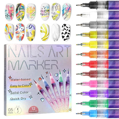 Dazzlera™ Precision Pens — Ignite Your Boldest, Most Flawless Nail Art Ever