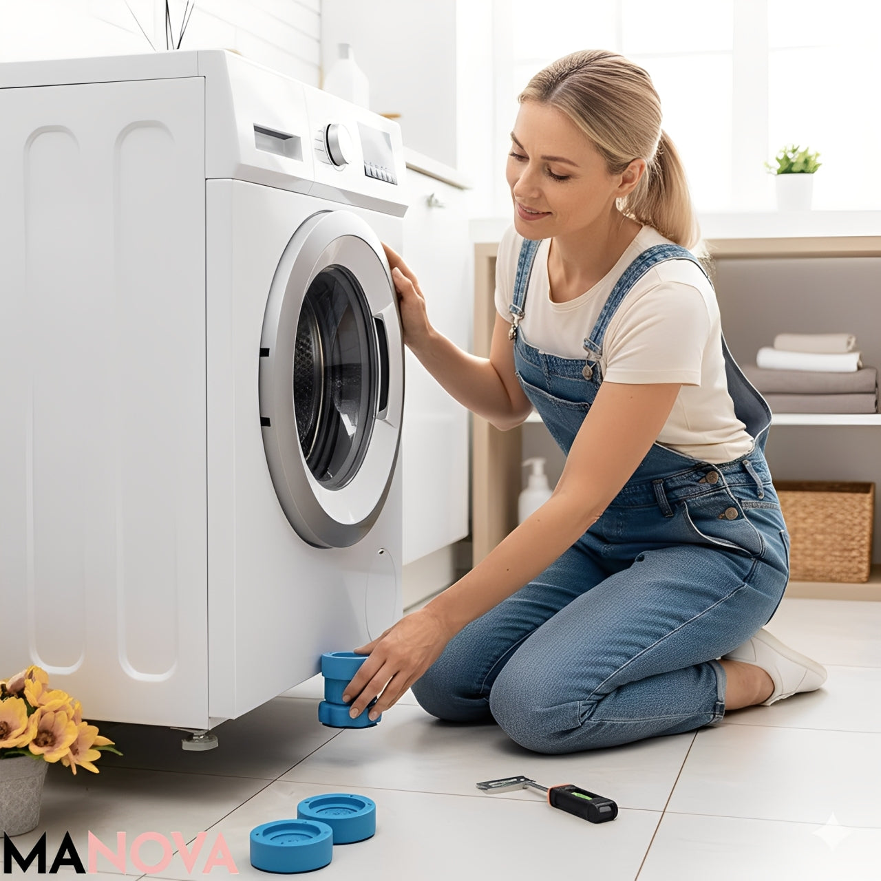 SteadyNest™ — End the Shake and Noise for Peaceful, Rock-Solid Laundry Days