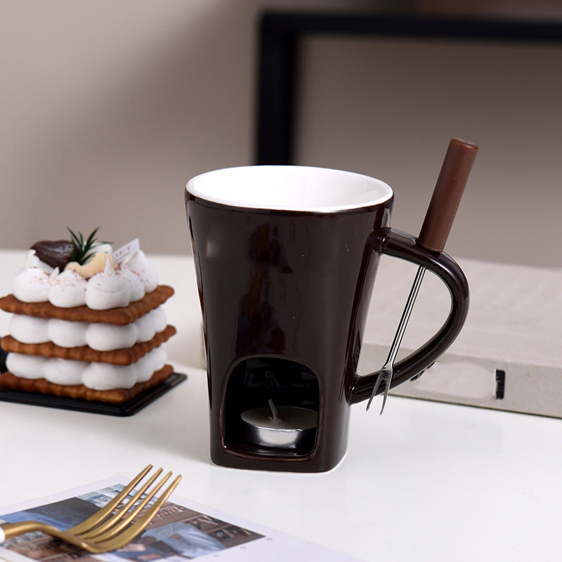 SensaMelt™ Ceramic Fondue Mug — Turn Every Dip into a Silky, Warm Moment of Pure Indulgence