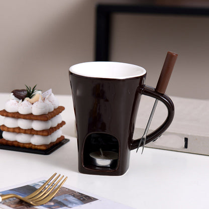 SensaMelt™ Ceramic Fondue Mug — Turn Every Dip into a Silky, Warm Moment of Pure Indulgence