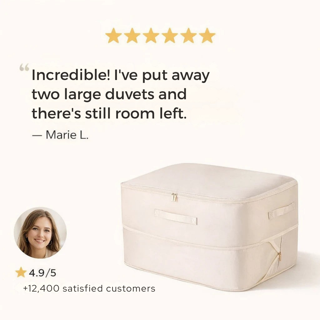 SpaceZen™ — Unlock Instant Clarity and Shelter Your Bulkiest Belongings with Effortless Compression