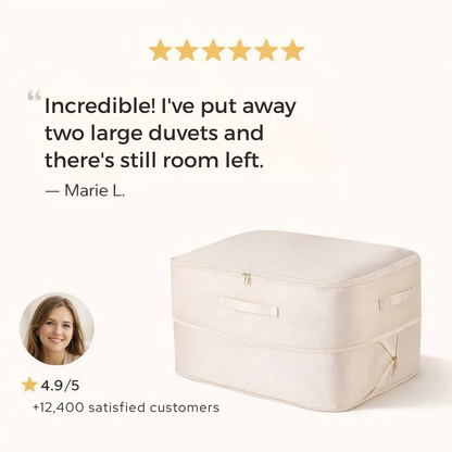 SpaceZen™ — Unlock Instant Clarity and Shelter Your Bulkiest Belongings with Effortless Compression