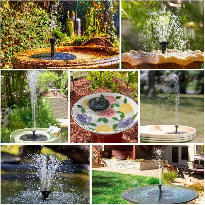 AquaSeren™ — Transform Your Garden Into a Peaceful, Splash-Free Solar Oasis