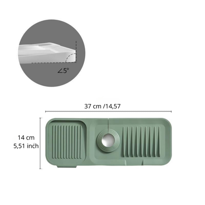 HydraDry™ Silicone Drying Mat — Transform Your Kitchen with Spotless Counters and Lightning-Fast Drying