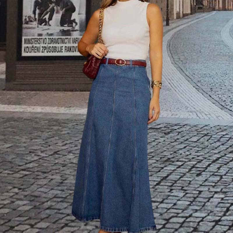 CurveSilk™ Maxi Skirt — Embrace Your Curves with All-Day Confidence and Effortless Elegance