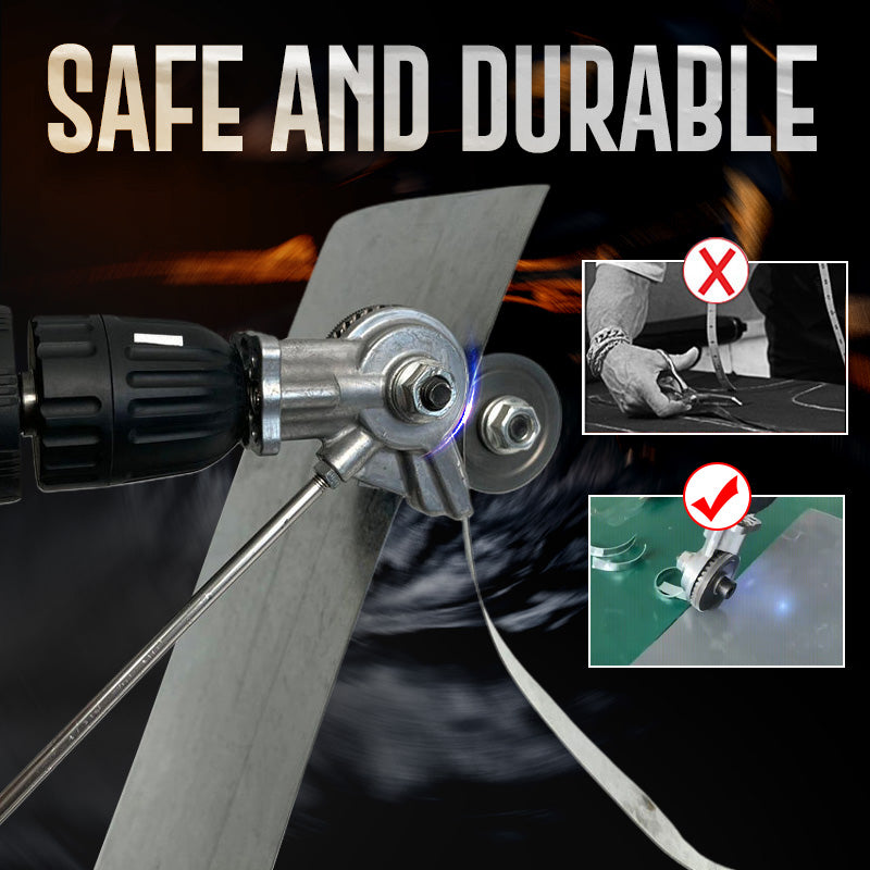 SteelSlice™ Drill Plate Cutter — Transform Your Drill into a Powerhouse for Effortless, Perfect Cuts Every Time