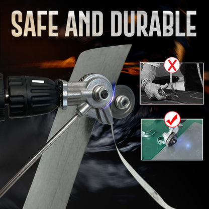 SteelSlice™ Drill Plate Cutter — Transform Your Drill into a Powerhouse for Effortless, Perfect Cuts Every Time