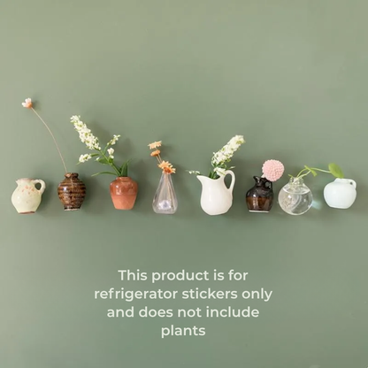 Florisoul™ Mini Ceramic Vase Magnets — Bring Every Surface to Life with Elegant Strength and Style