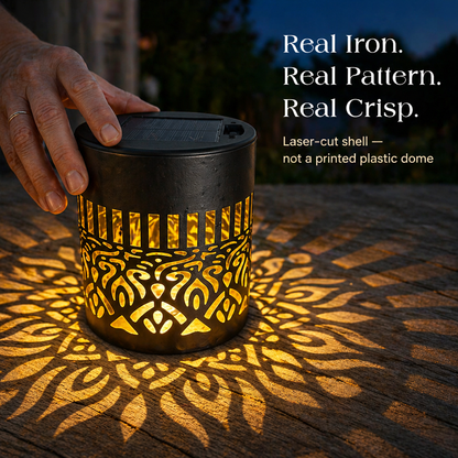 LumaMandala™ — Cast Hypnotic Mandala Patterns Across Your Patio Every Night