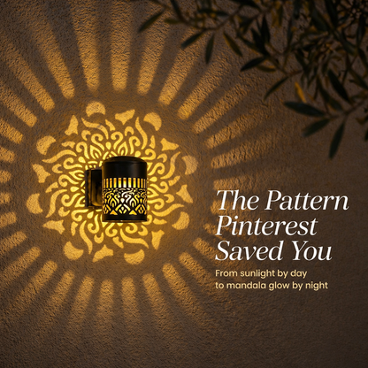 LumaMandala™ — Cast Hypnotic Mandala Patterns Across Your Patio Every Night