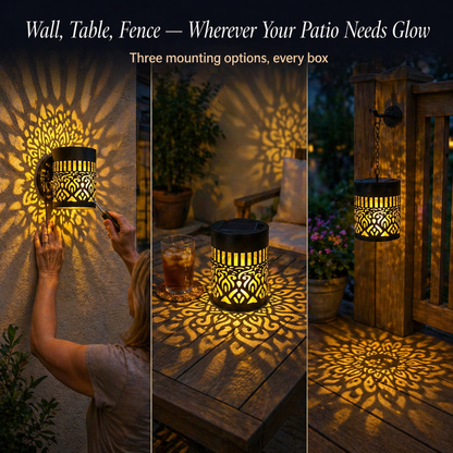 LumaMandala™ — Cast Hypnotic Mandala Patterns Across Your Patio Every Night