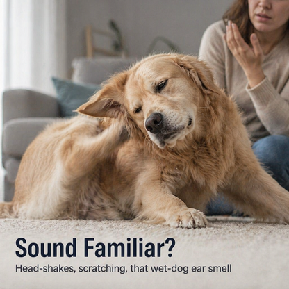 PurifiPet™ — Stop the Scratching, Clear the Wax & Calm Itchy Pet Ears