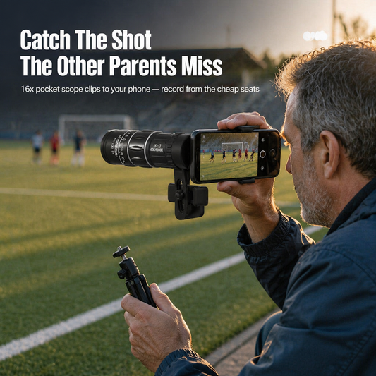 VistaVibe™ — See 16x Closer at Sports, Wildlife, and Concerts From Your Pocket
