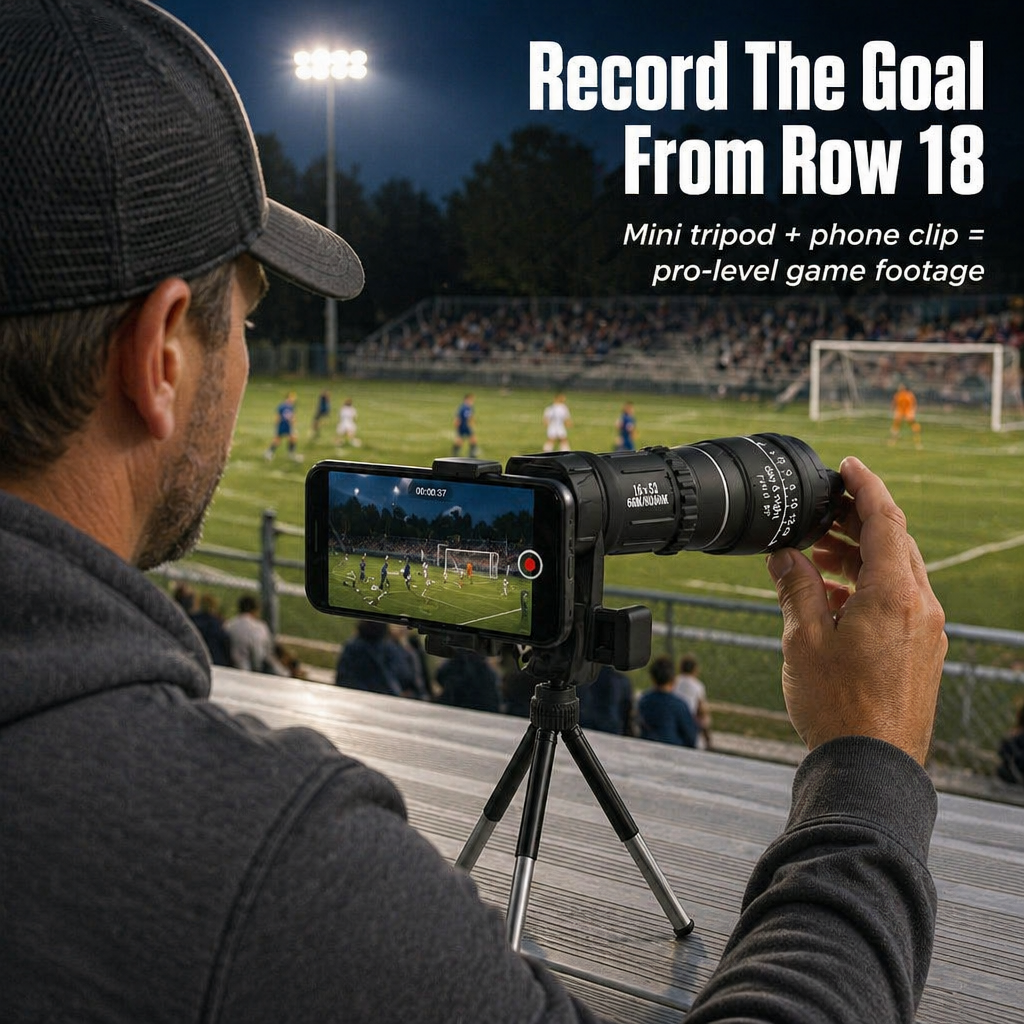VistaVibe™ — See 16x Closer at Sports, Wildlife, and Concerts From Your Pocket