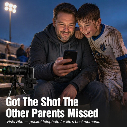 VistaVibe™ — See 16x Closer at Sports, Wildlife, and Concerts From Your Pocket