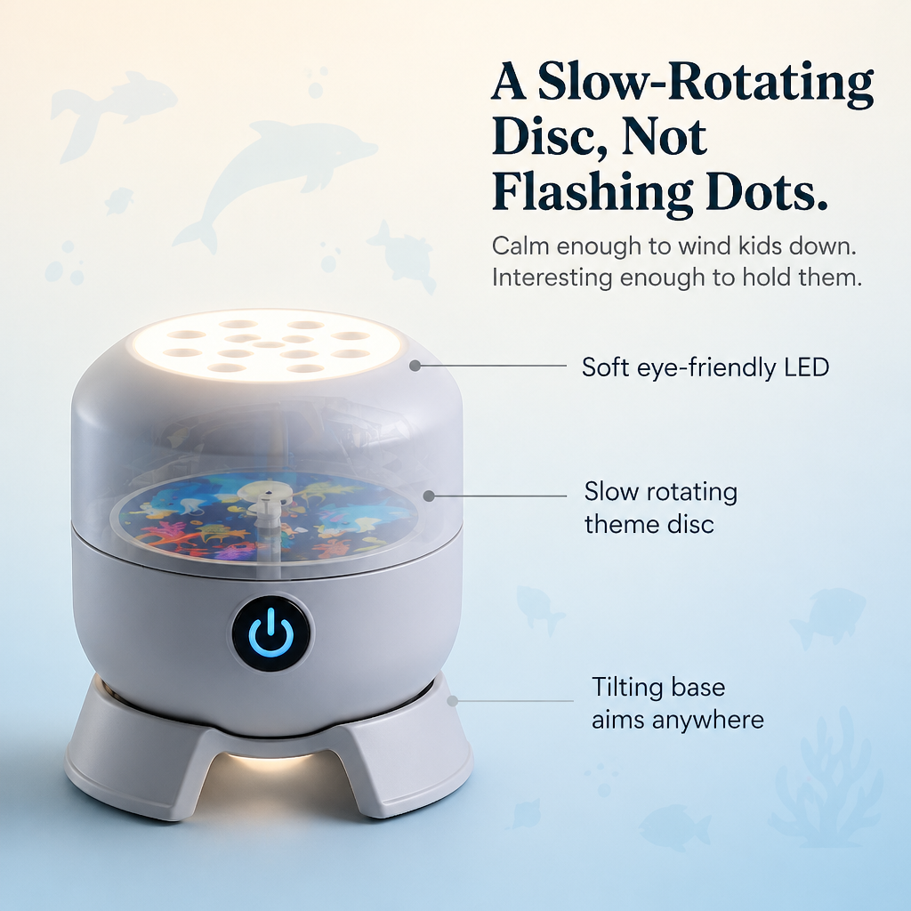 AquaLume™ — Calm Restless Sleepers With a Living Underwater Light Show
