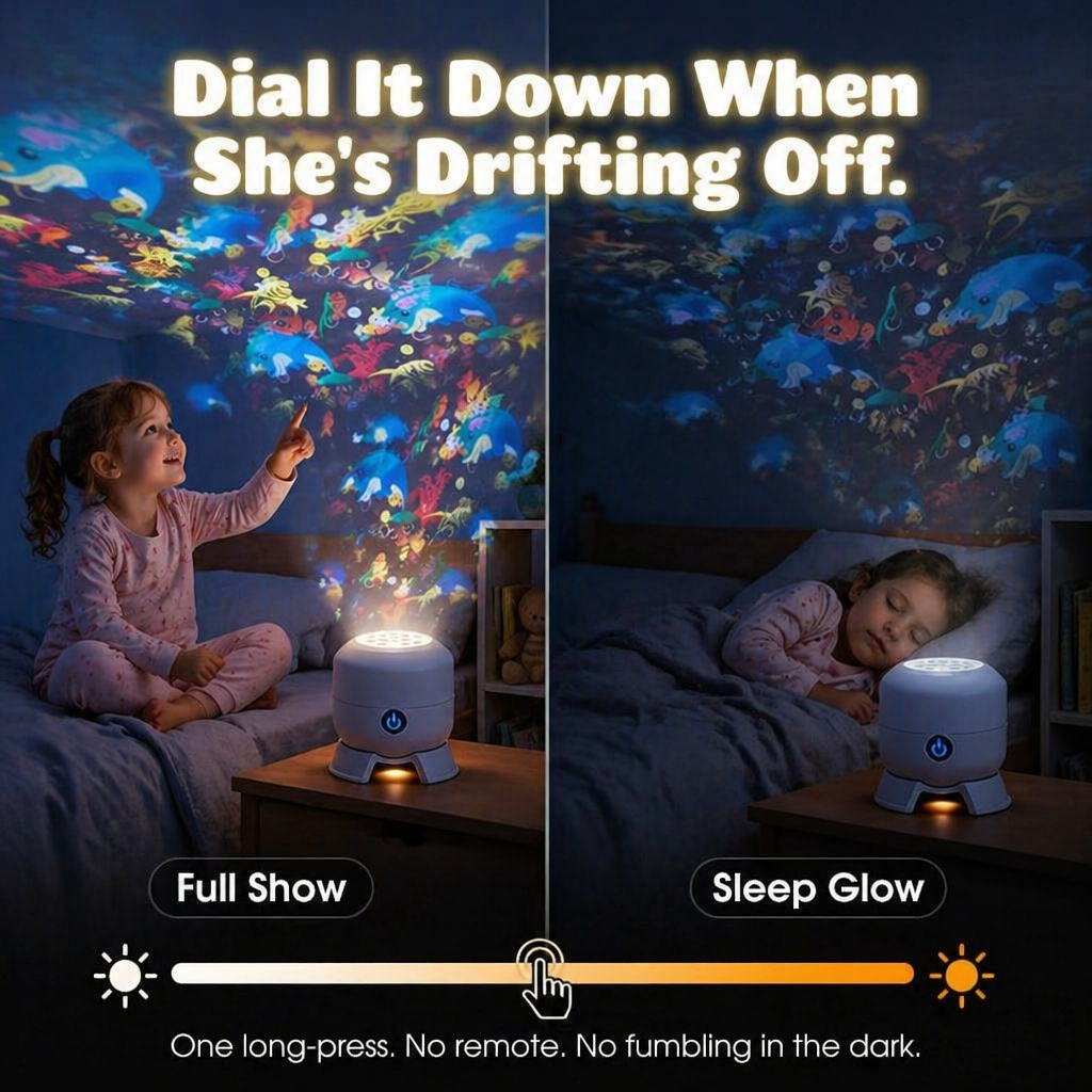 AquaLume™ — Calm Restless Sleepers With a Living Underwater Light Show
