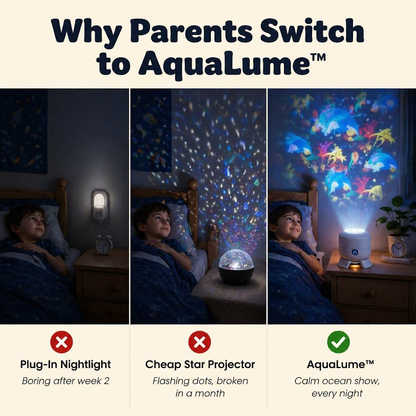 AquaLume™ — Calm Restless Sleepers With a Living Underwater Light Show