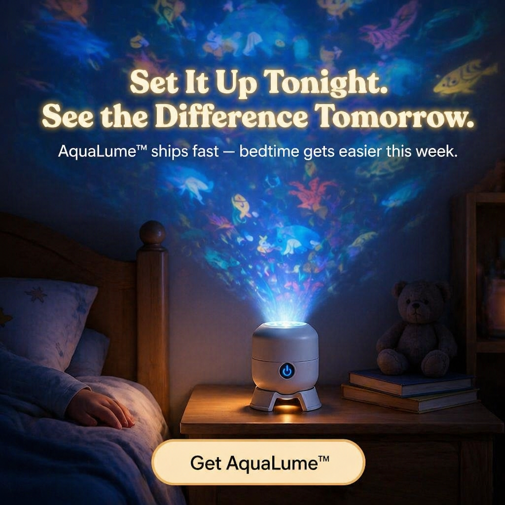 AquaLume™ — Calm Restless Sleepers With a Living Underwater Light Show