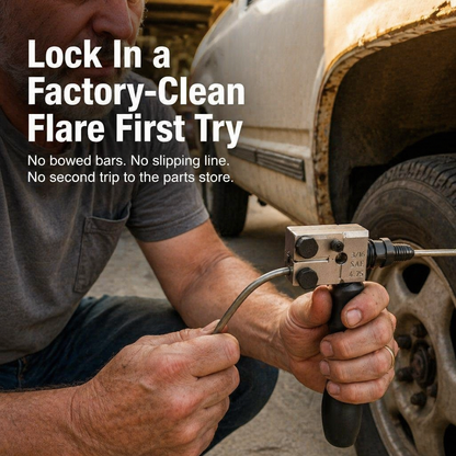ForgeLine™ Pro — Lock In Clean Double Flares Without Cracking a Single Line