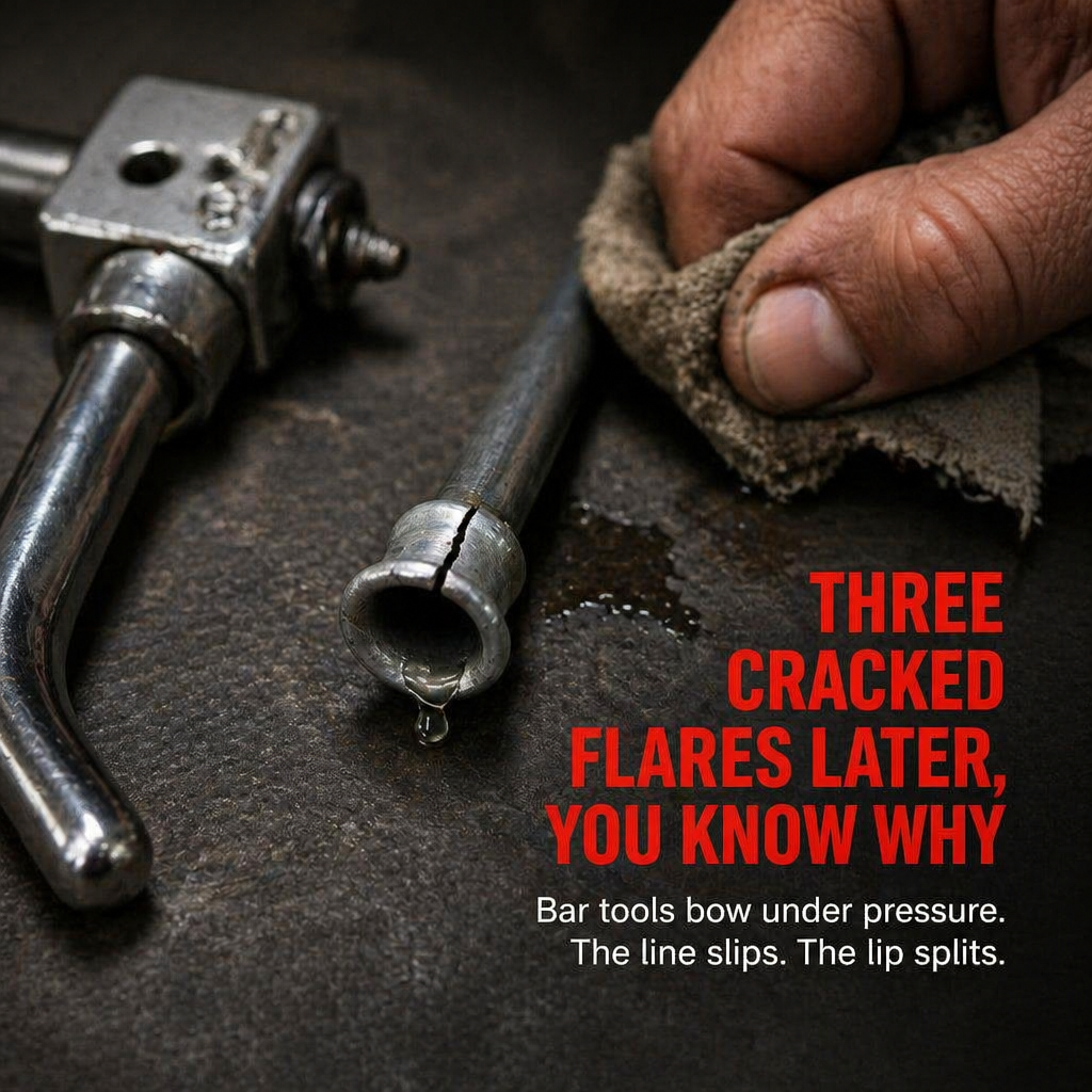 ForgeLine™ Pro — Lock In Clean Double Flares Without Cracking a Single Line