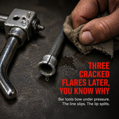ForgeLine™ Pro — Lock In Clean Double Flares Without Cracking a Single Line