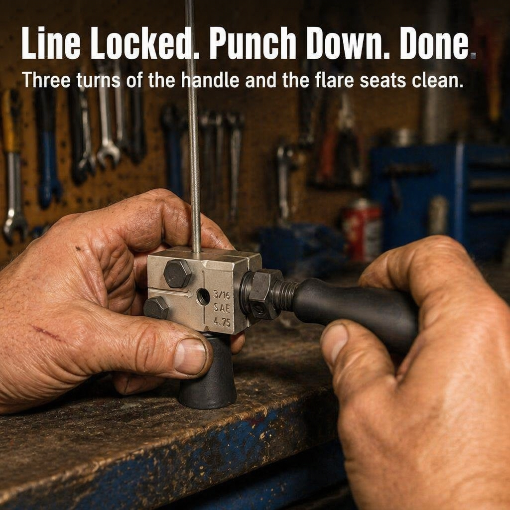 ForgeLine™ Pro — Lock In Clean Double Flares Without Cracking a Single Line
