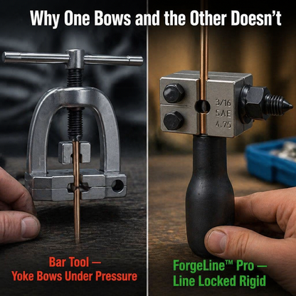 ForgeLine™ Pro — Lock In Clean Double Flares Without Cracking a Single Line
