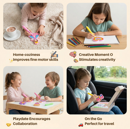 RadiantaPebble™ — Spark Their Creativity and Calm with Every Glittering Masterpiece