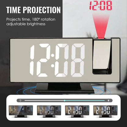 VividPulse™ Projection Alarm Clock — See Every Moment Clearly and Wake Up in Total Control
