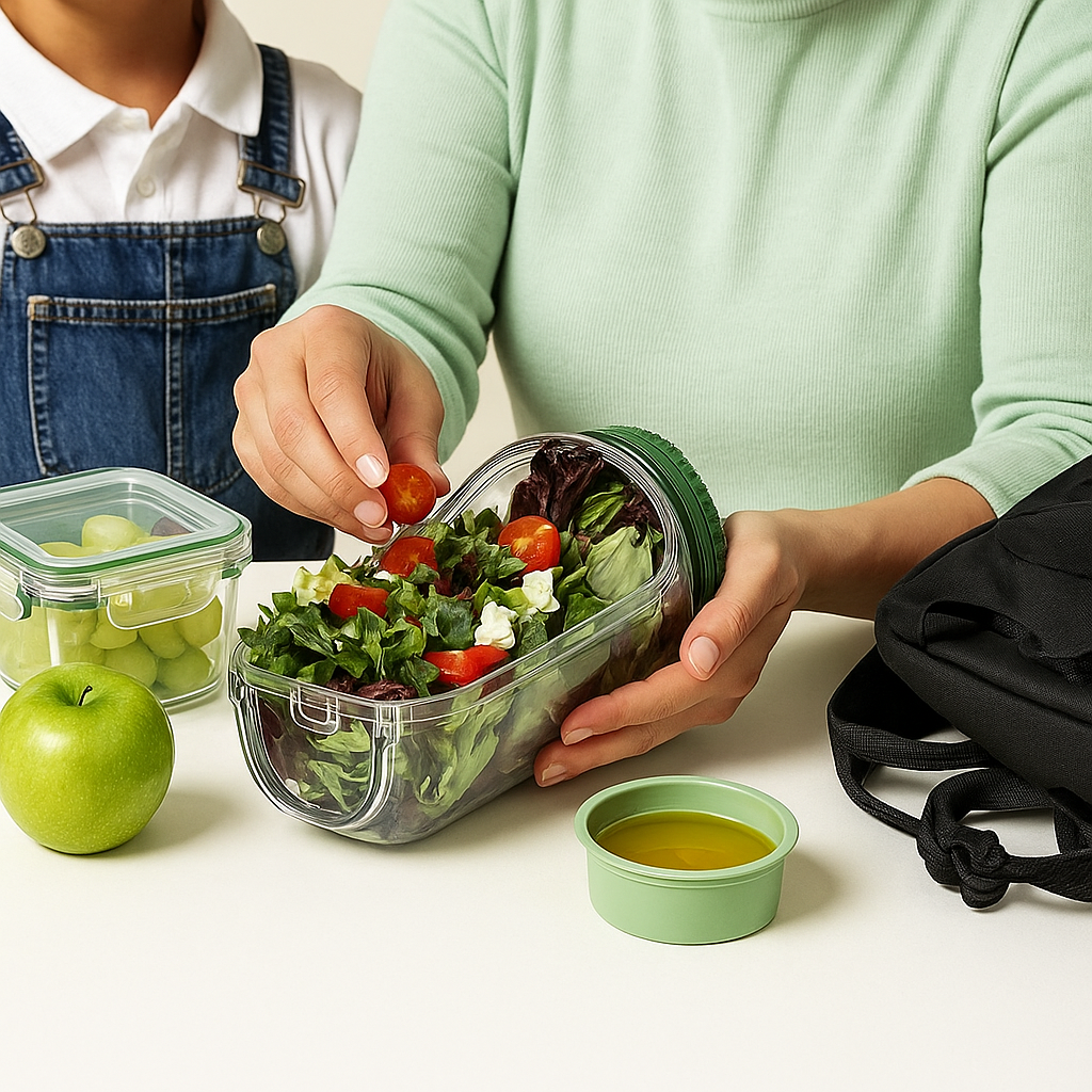 FreshForge™ Meal Pod — Feast on Crunchy, Splash-Free Freshness Wherever Life Takes You