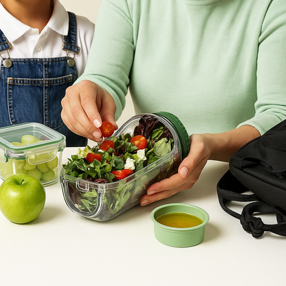 FreshForge™ Meal Pod — Feast on Crunchy, Splash-Free Freshness Wherever Life Takes You