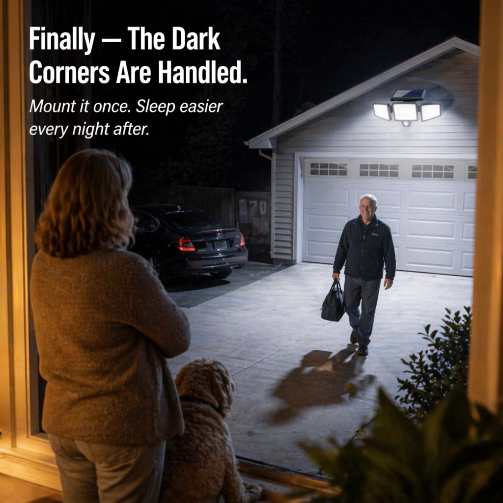 LumaRay™ — Illuminate Every Shadowy Spot With 270° of Solar Motion-Activated Light