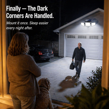 LumaRay™ — Illuminate Every Shadowy Spot With 270° of Solar Motion-Activated Light