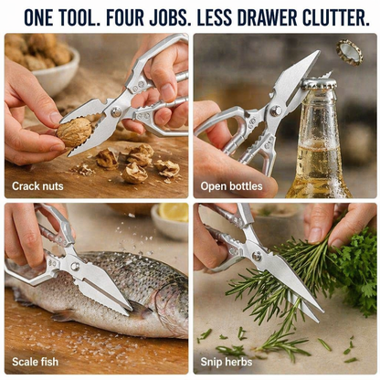 SharpEdgePro™ — Cut Chicken Bones, Shells & Herbs in a Single Snap